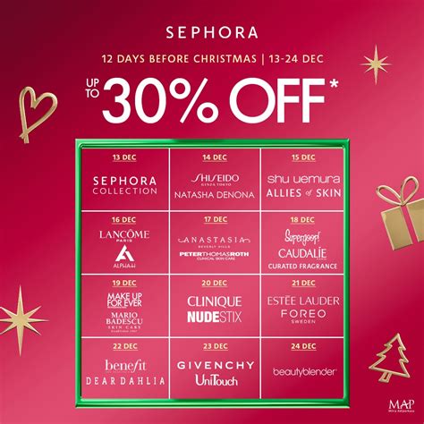 Sephora 12 days of christmas